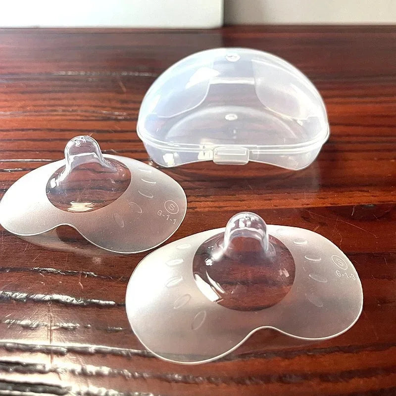 Breastfeeding Nipple Shields – Silicone Protective Covers, 2pcs