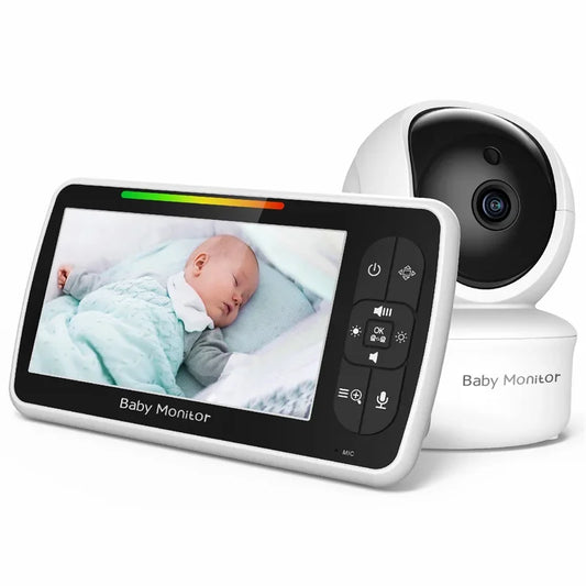 Babystar 5" Video Baby Monitor with Remote Pan-Tilt-Zoom