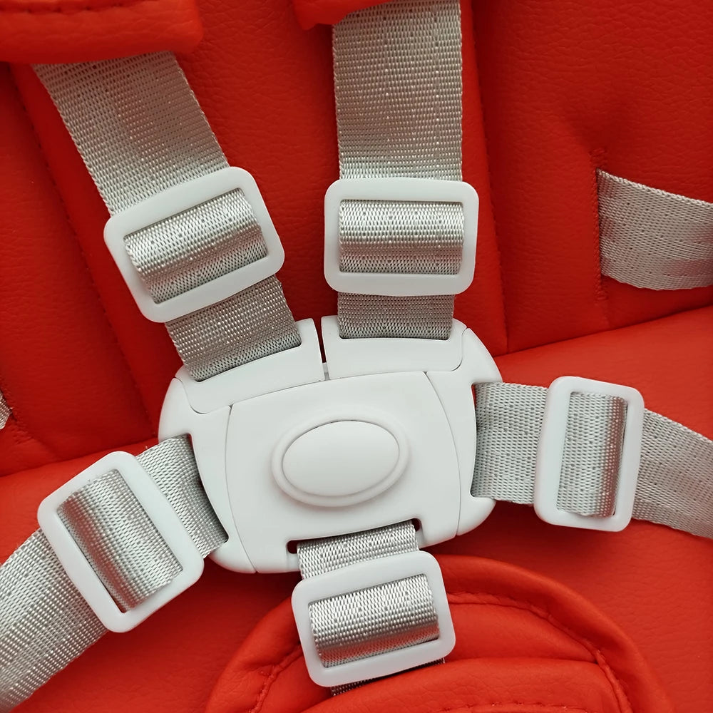 Housse de chaise haute bébé personnalisée – Cuir PU sûr et confortable