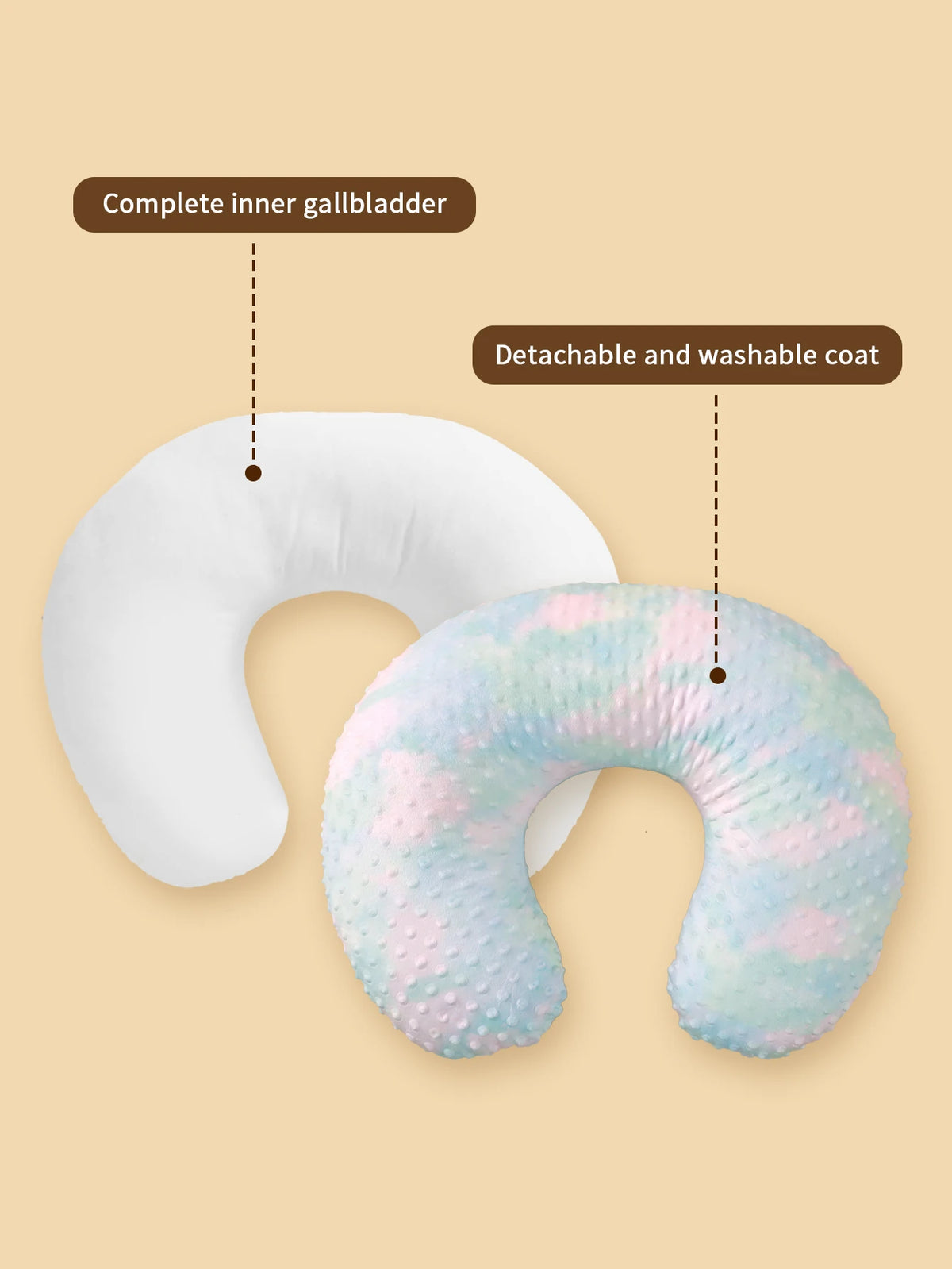 Convenient Multi-Use Nursing Pillow for Moms