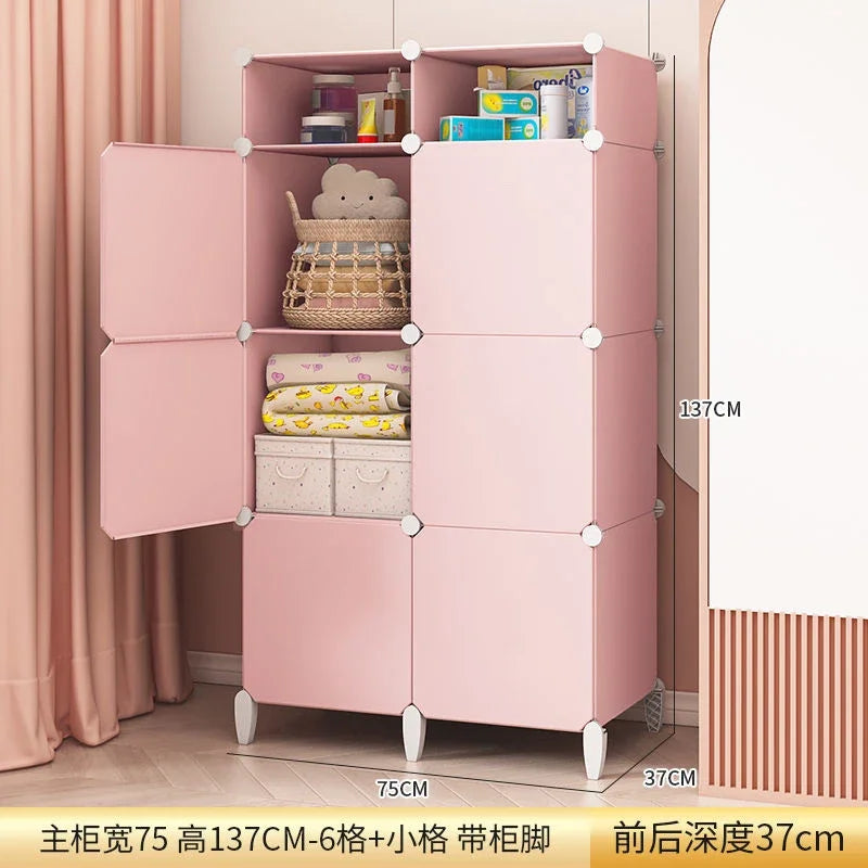 Modular Baby Wardrobe – Minimalist Nordic Fabric Storage