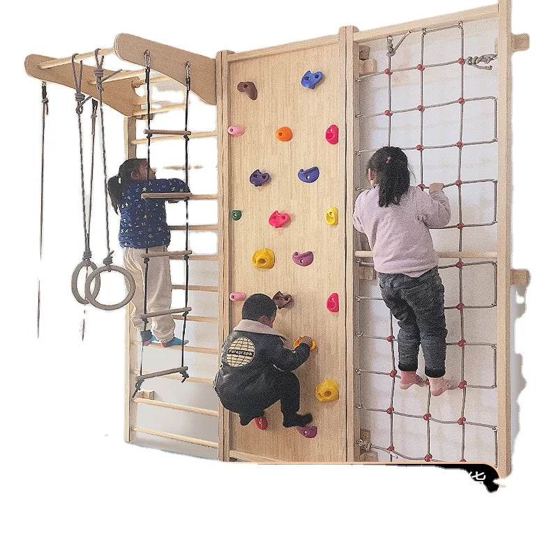 Baby Physical Training Wooden Climbing Ladder