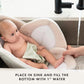 Tapis de bain pour bébé – Siège en peluche Lotus fleuri pour nourrissons