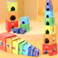 Montessori Stacking Nesting Cubes – Color & Shape Learning Toy