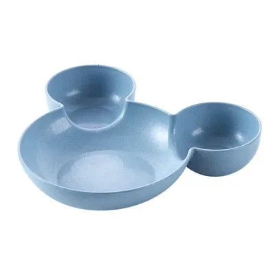 Assiette pour petit-déjeuner et dîner des tout-petits – Motif dessin animé amusant