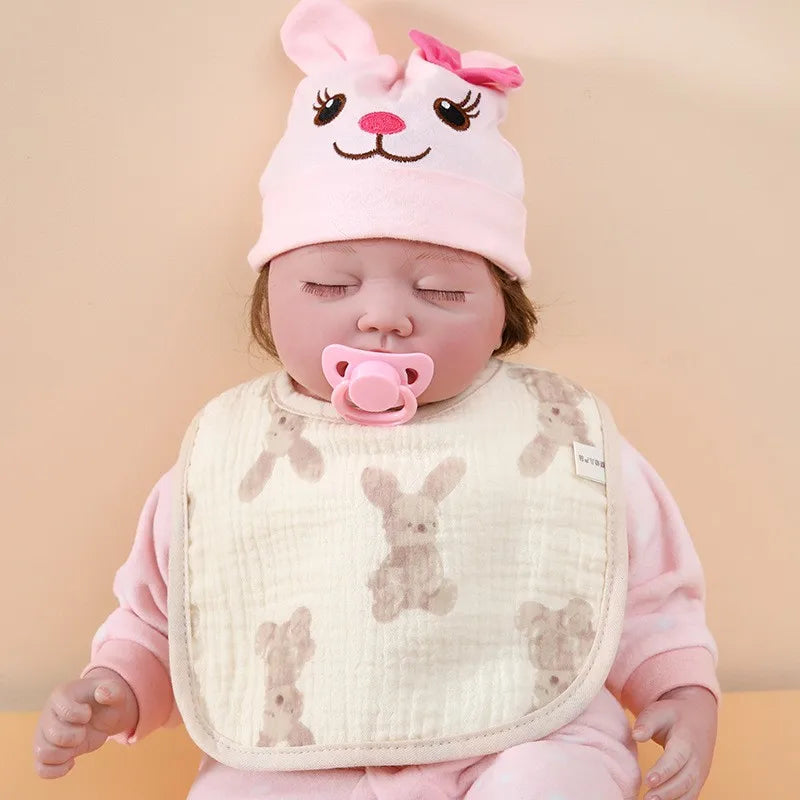 Toddler Feeding Bib – Soft Cotton Saliva Towel