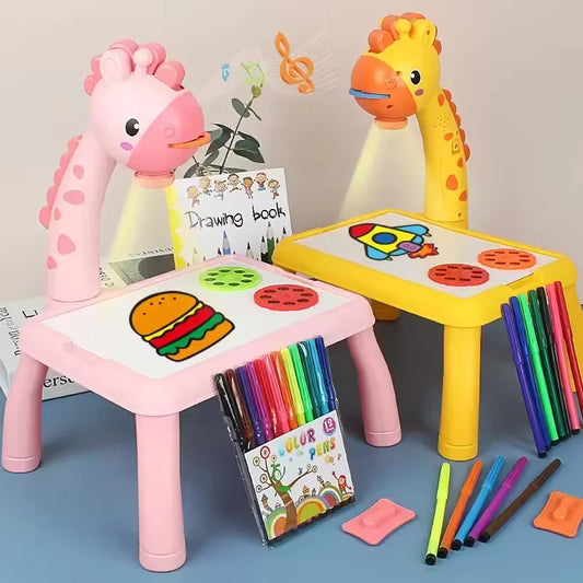 Kids Drawing Projector – Mini Educational Writing & Drawing Board for 3+