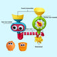 Kids Bath Fun Toy – Water Spray Eye Waterwheel Bath Set
