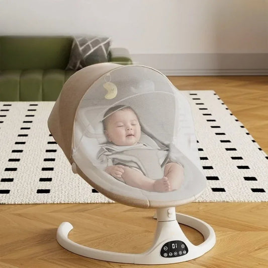 Electric Baby Swing – Music & Sleep Cradle Seat
