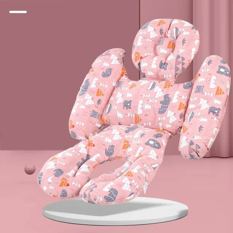 Coussin universel pour poussette et chaise de salle à manger – Coussin de siège épais en coton