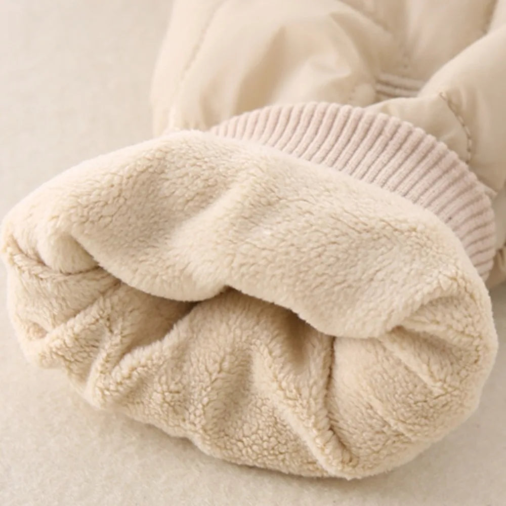 Grenouillère douillette rembourrée en coton pour bébé