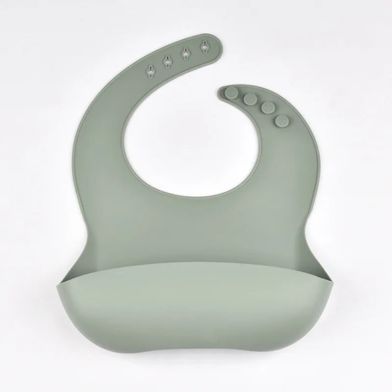 Infant Eating Bib – Pocket Bib for Saliva & Food Spills