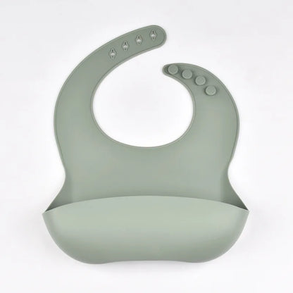 Infant Eating Bib – Pocket Bib for Saliva & Food Spills