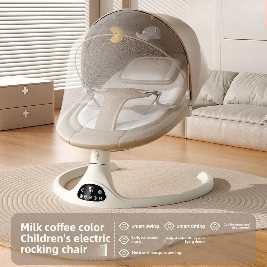 Balancelle électrique pour bébé – Berceau musical et endormisseur
