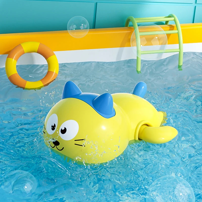 Ensemble de jouets de bain amusants – Roue à eau en forme de canard avec ventouses puissantes pour enfants