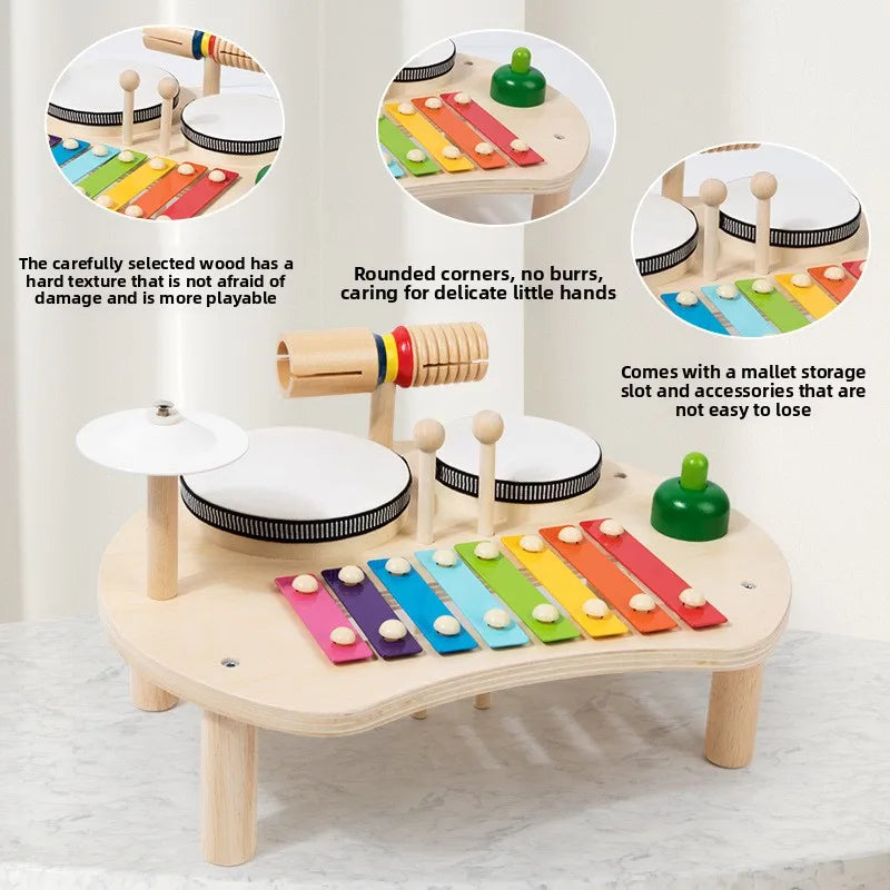 Table musicale multifonctionnelle – Amusante pour les enfants de 2 à 4 ans !