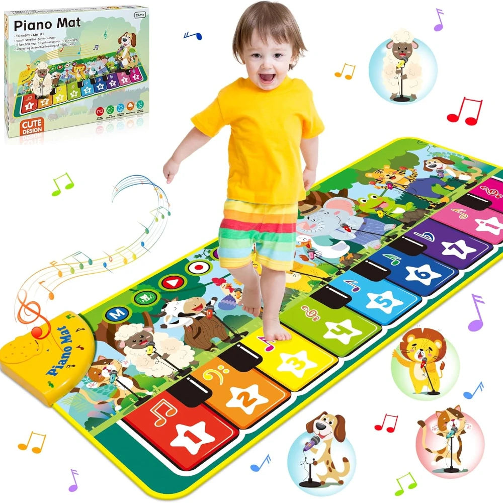 Dansez, jouez et apprenez – Tapis musical pour enfants !