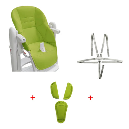 Housse de chaise haute bébé personnalisée – Cuir PU sûr et confortable