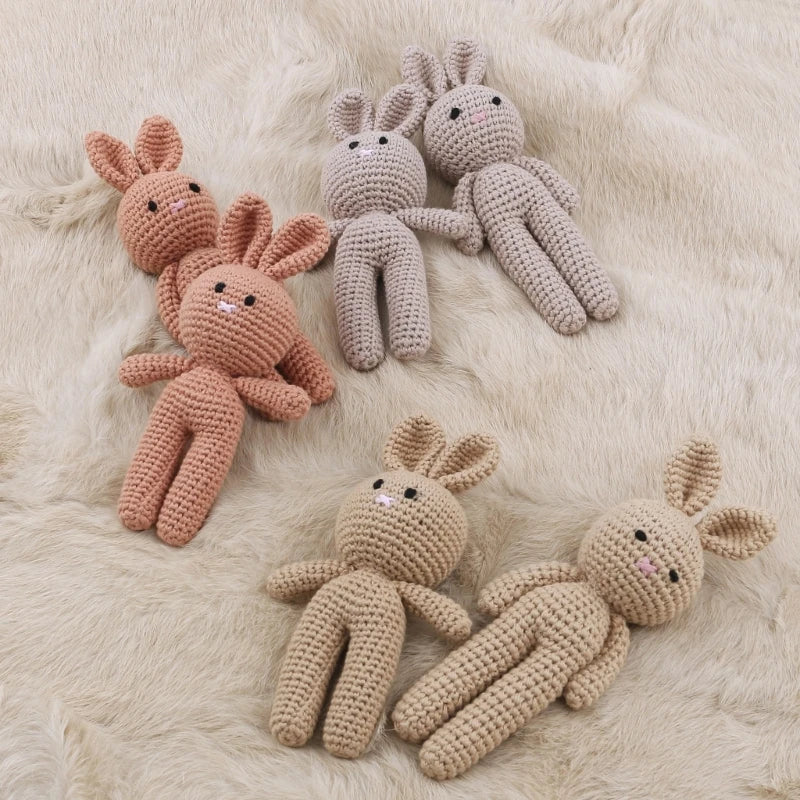 Lapin au crochet fait main – Jouet apaisant pour dormir