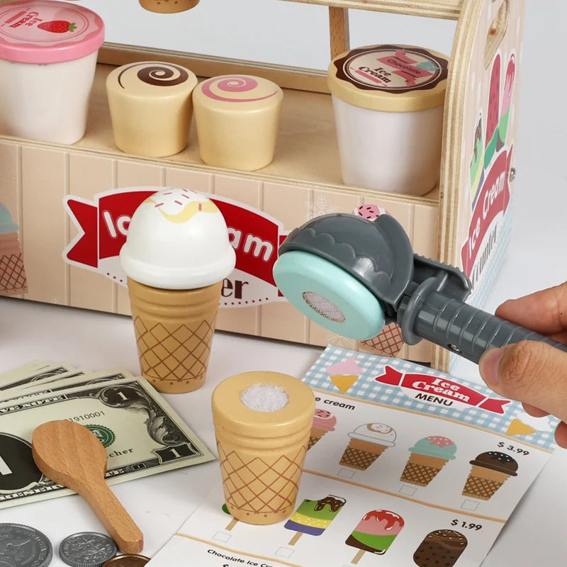 Chariot de glaces jouet – Jeu d'imitation gourmand !