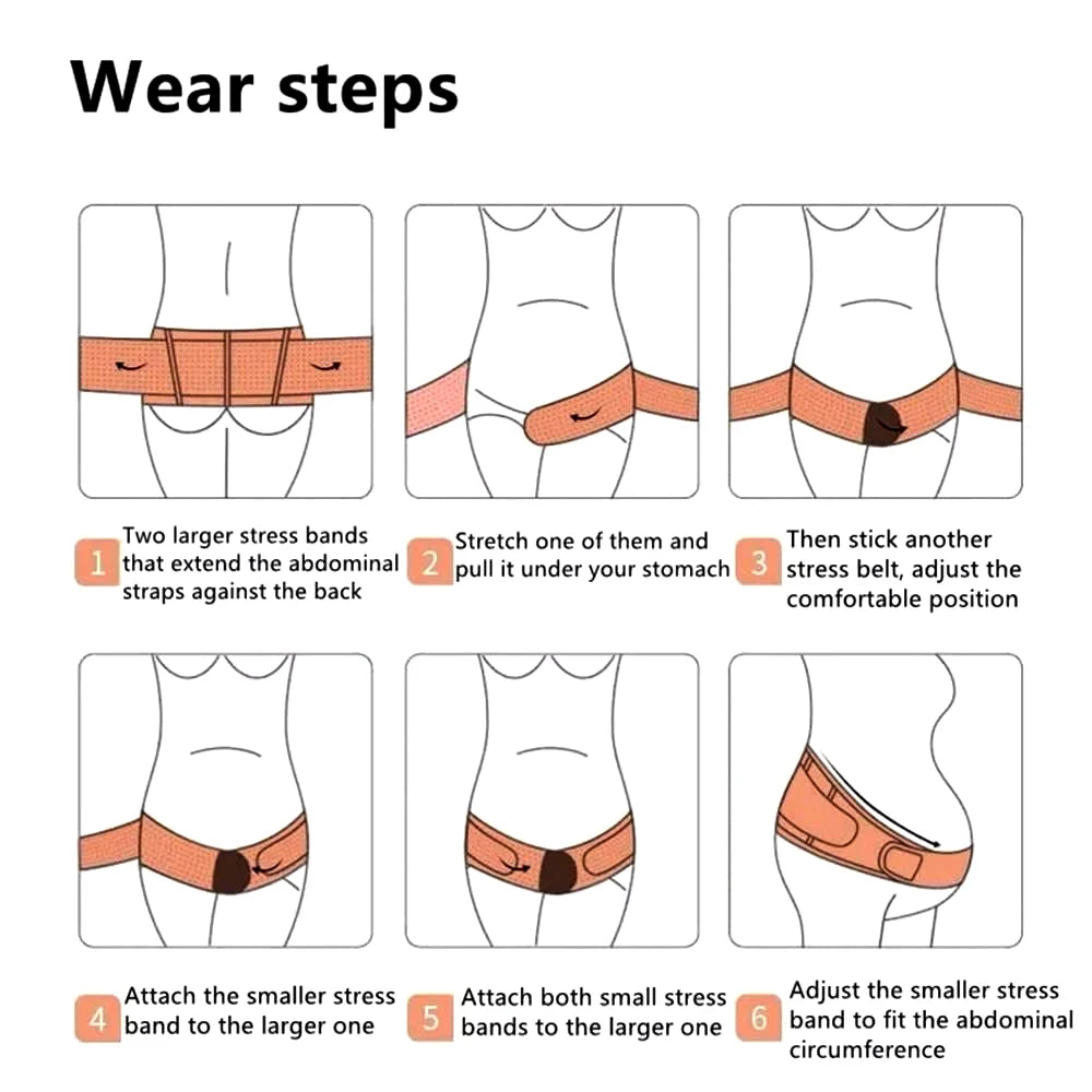 Ceinture abdominale de grossesse | Ceinture de soutien dorsal confortable pour la grossesse