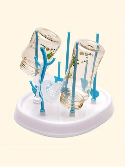 Baby Bottle Holder & Dryer – Detachable Tree-Style Draining Rack