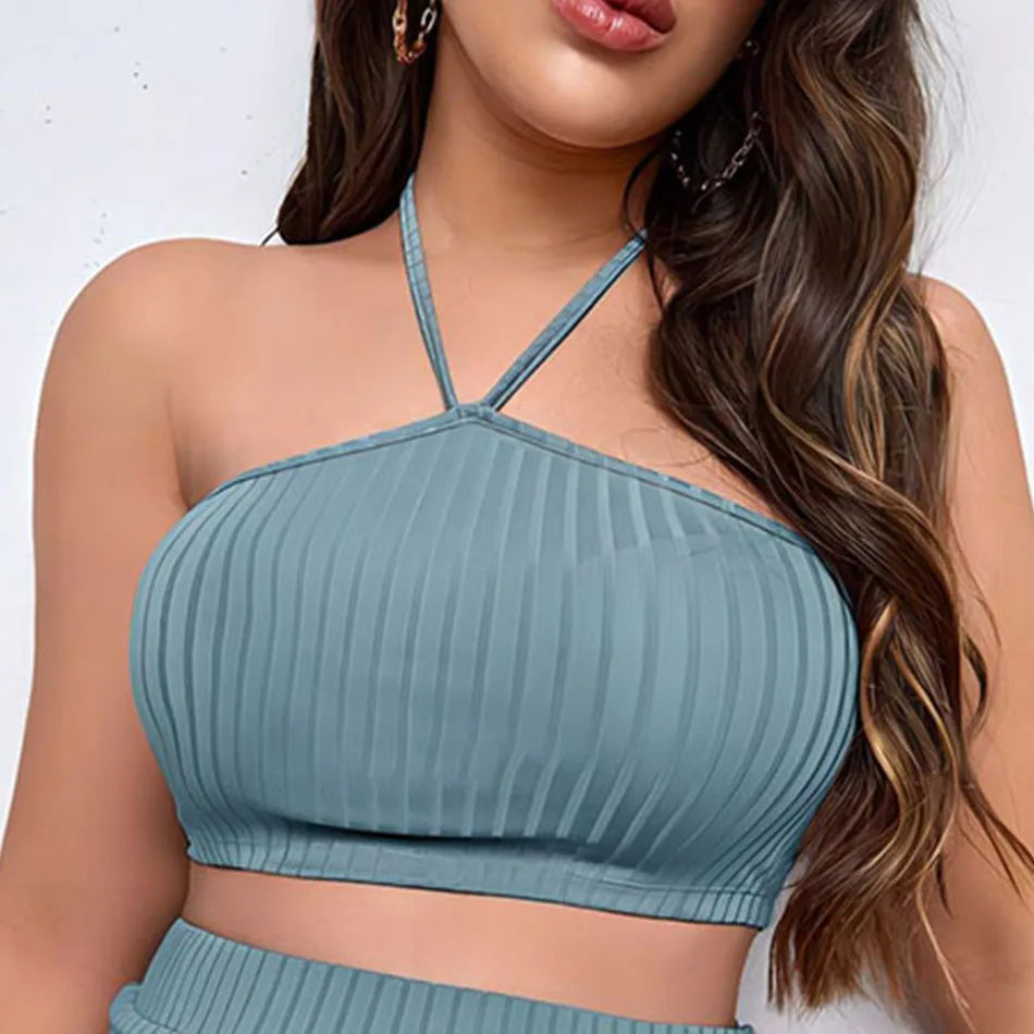 Knitted Maternity Set – Suspender Top & Pencil Skirt