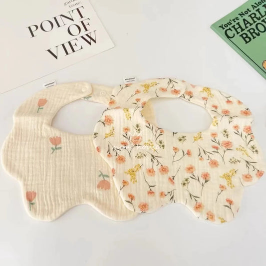 Bavoir imperméable pour bébé – Bavoir en coton doux pour nouveau-nés
