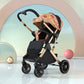High Landscape Shock-Absorbing Baby Stroller – Foldable Travel Pram