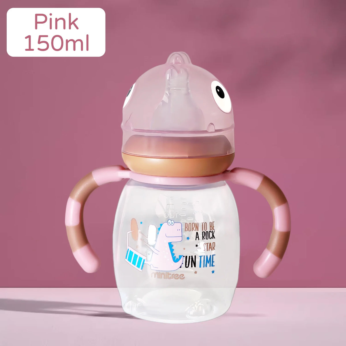 Newborn Feeding Bottle – 150/270ml, Safe PP, Leak-Proof