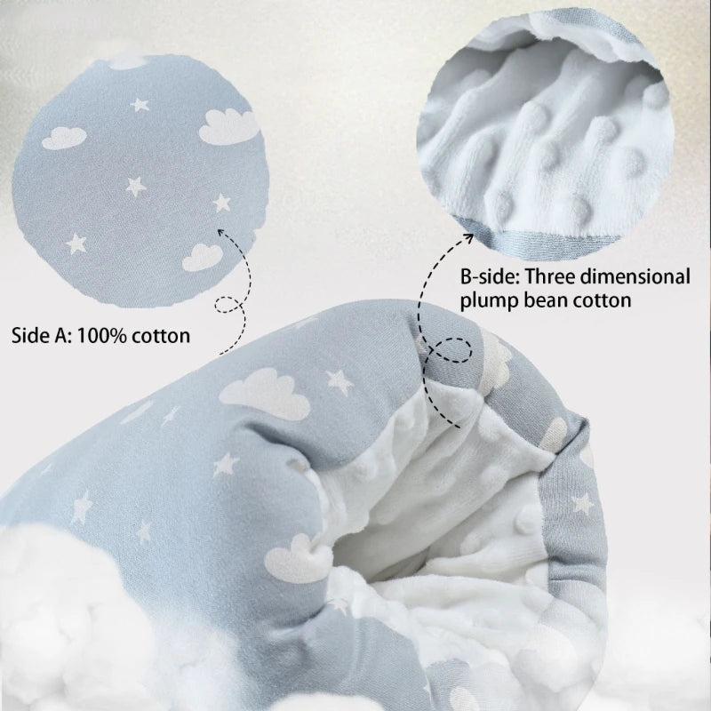 Coussin d'allaitement pour nourrissons et nouveau-nés – Coussin pour bras en coton imprimé