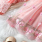Ruffled Baby Girl Dress with Coat & Headband
