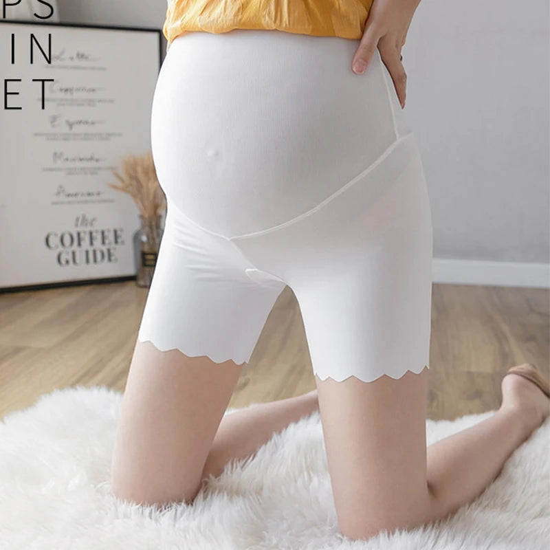 Short de maternité taille haute d'été – Leggings de grossesse ajustables grandes tailles