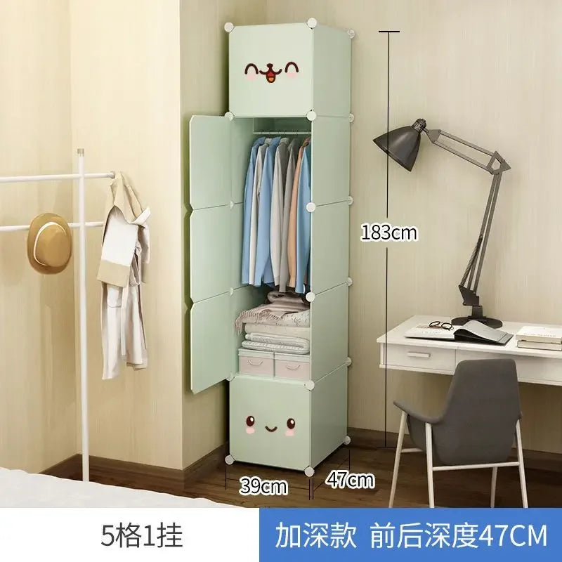 Baby & Kids Wardrobe – Modular Girl Room Organizer