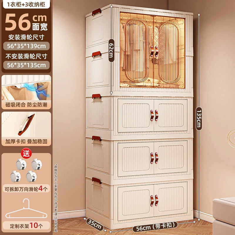 Armoire de rangement pour bébé – Pliable, élégante et fonctionnelle