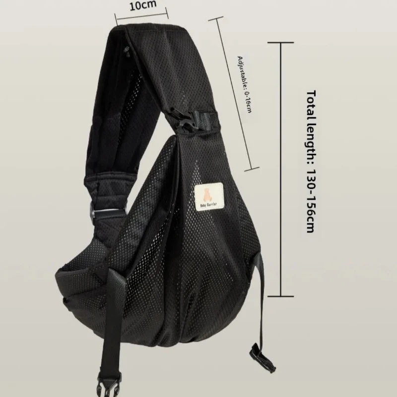 Porte-bébé portable avec assise de hanche pour nouveau-né et écharpe de portage