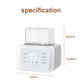 All-in-One Bottle Warmer & Sterilizer | Smart Timer for Milk & Baby Food