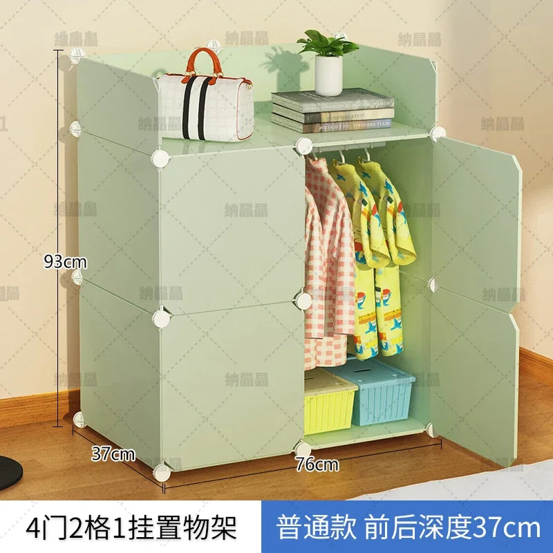 Kids Wardrobe Organizer – Baby Closet & Storage Cabinet