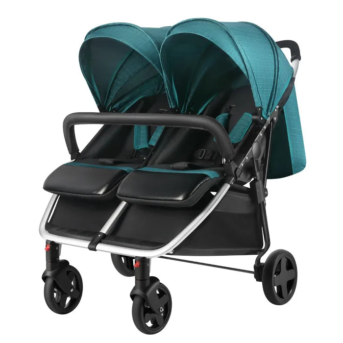 Top-Selling Twin Stroller – Lightweight, One-Key Fold, Multifunctional