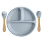 Children’s Silicone Tableware – BPA-Free Plate & Cutlery Set
