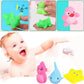 Ensemble de jeu de bain pour tout-petits – Jouets de bain flottants en caoutchouc amusants pour enfants