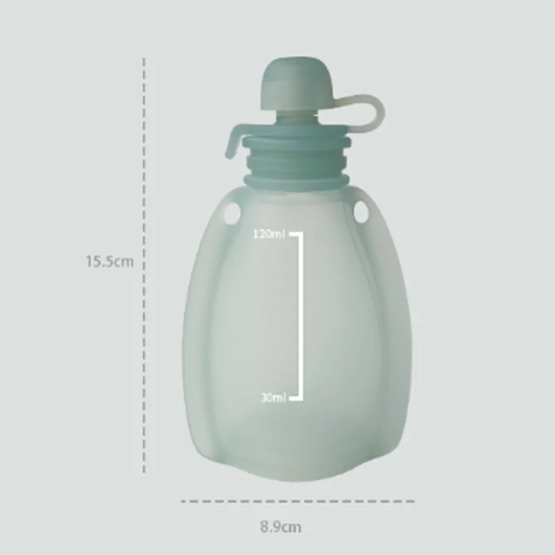 Sacs de conservation du lait maternel réutilisables en silicone – Contenants de congélation étanches