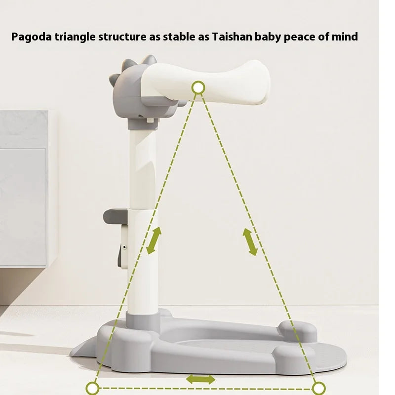 Baby Standing Bath Rack – Retractable Safety Handrail