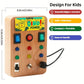 Tableau d'activités Montessori à LED – Jouet d'éveil lumineux pour enfants
