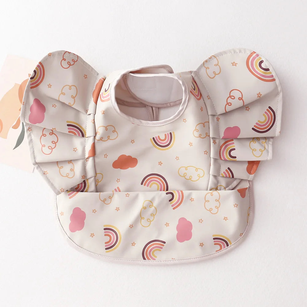 Bavoir imperméable style nordique pour bébé – Doux et mignon