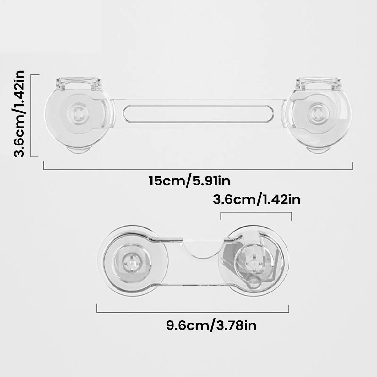Lot de 10 verrous de sécurité pour bébé, protection pour placards, tiroirs et réfrigérateurs