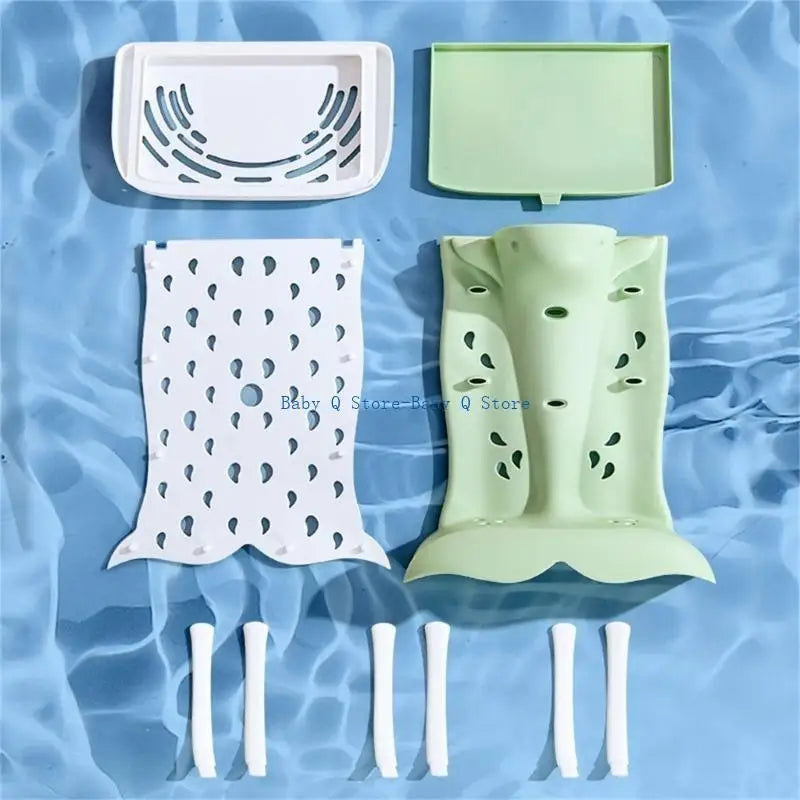 X5XE Space-Saving Baby Bottle Dryer with 6 Pegs Organizer