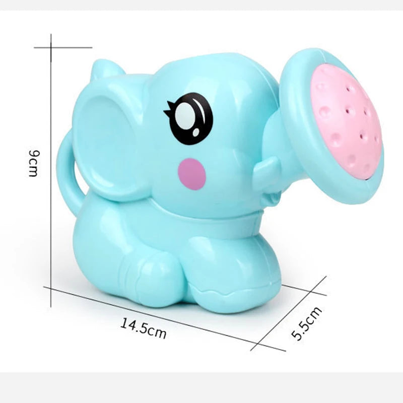 Ensemble de jouets pour baby shower – Spray de bain éléphant et rangement en filet