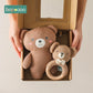 Handmade Crochet Bear & Rattles Set