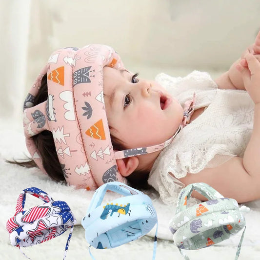 "Kids Safety Helmet | Adjustable Soft Baby Head Protection"